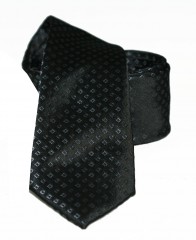         Goldenland Slim Krawatte - Schwarz gepunktet 