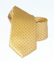          Goldenland Slim Krawatte - Gelb gepunktet 