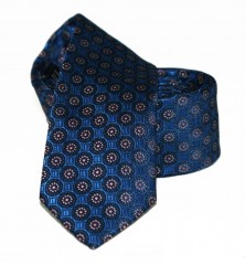         Goldenland Slim Krawatte - Blau Kleine gemusterte Krawatten