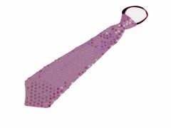 Krawatte mit Paillette - Fuchsia Damen Krawatte, Fliege