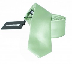 NM Slim Krawatte - Hellgrün Unifarbige Krawatten
