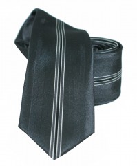          NM Slim Krawatte - Schwarz gestreift 