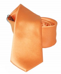          NM Slim Satin Krawatte - Orange Unifarbige Krawatten