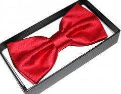      NM Satin Fliege im Geschenkbox - Rot 