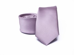 Rossini Slim Krawatte - Lila Unifarbige Krawatten