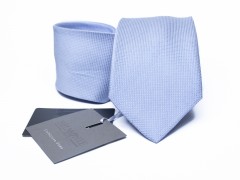   Belmonte Premium Seidenkrawatte - Hellblau Unifarbige Krawatten