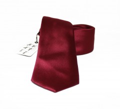        NM Satin Krawatte - Bordeaux Unifarbige Krawatten