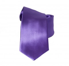       NM Satin Krawatte - Lila Unifarbige Krawatten