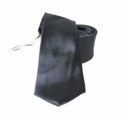       NM Satin Krawatte - Dunkelgrau Unifarbige Krawatten