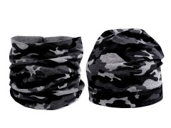 Mütze und Halswärmer Set Tarnmuster  Kinder Schals, Mützen,Handschuhe