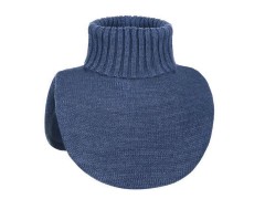 Kinder Halswärmer gestrickt - Blau Kinder Schals, Mützen,Handschuhe