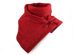 Schal mit Designverschluss - Rot 