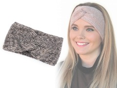  Damen Winter Stirnband mit Pailletten 