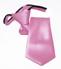    Satin Damen/Kinderkrawatte - Rosa Kinder Krawatte