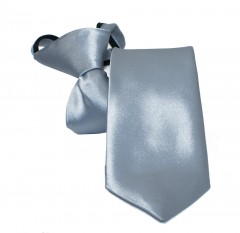    Satin Damen/Kinderkrawatte - Grau Kinder Krawatte