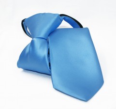   Satin Damen/Kinderkrawatte - Blau Kinder Krawatte