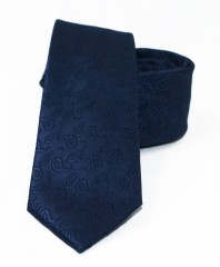    Newsmen Slim Krawatte - Blau gemustert Gemusterte Krawatten