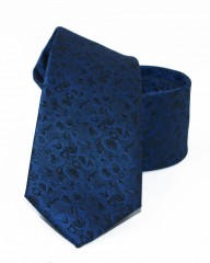    Newsmen Slim Krawatte - Blau gemustert 