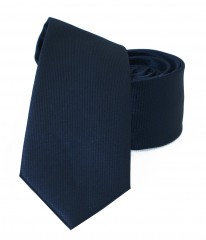    Newsmen Slim Krawatte - Dunkelblau Unifarbige Krawatten