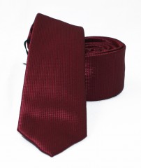    Newsmen Slim Krawatte - Bordeaux Unifarbige Krawatten