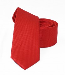    Newsmen Slim Krawatte - Rot Unifarbige Krawatten