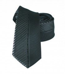          NM Slim Krawatte - Schwarz Gestreifte Krawatten
