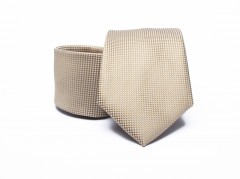 Premium Krawatte - Beige Kleine gemusterte Krawatten