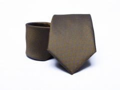 Premium Krawatte - Dunkelbraun Kleine gemusterte Krawatten