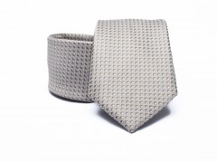 Premium Krawatte - Grau gepunktet 