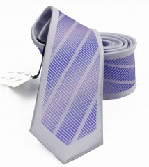          NM Slim Krawatte - Lila gestreift Gestreifte Krawatten