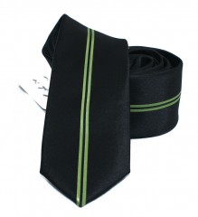          NM Slim Krawatte - Grün gestreift Gestreifte Krawatten