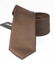          NM Slim Krawatte - Braun Unifarbige Krawatten