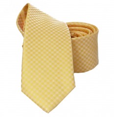          NM Slim Krawatte - Gelb Karierte Krawatten