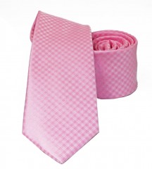          NM Slim Krawatte - Rosa Karierte Krawatten