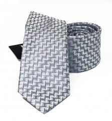          NM Slim Krawatte - Silber Kleine gemusterte Krawatten