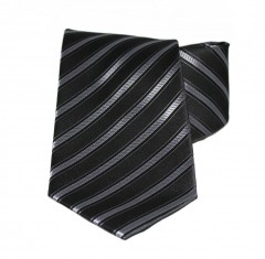 Classic Premium Krawatte - Schwarz gestreift Gestreifte Krawatten