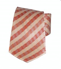 Classic Premium Krawatte - Lachs gestreift 