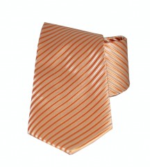 Classic Premium Krawatte - Orange gestreift 