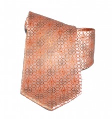 Classic Premium Krawatte - Lachs gemustert 
