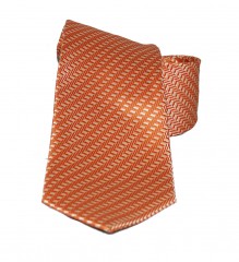 Classic Premium Krawatte - Orange gestreift 