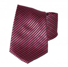 Classic Premium Krawatte - Bordeaux gestreift 