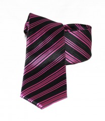 Goldenland Slim Krawatte - Pink gestreift Gestreifte Krawatten