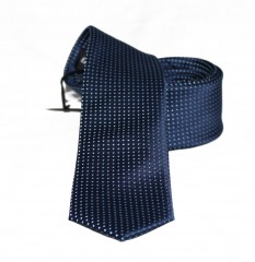          NM Slim Krawatte - Dunkelblau gepunktet Kleine gemusterte Krawatten