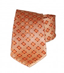 Classic Premium Krawatte - Orange kariert Karierte Krawatten