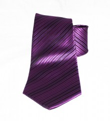 Classic Premium Krawatte - Lila gestreift Gestreifte Krawatten