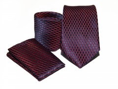 Premium Krawatte Set - Bordeaux Unifarbige Krawatten