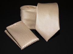 Premium Krawatte Set - Golden Unifarbige Krawatten