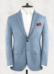  Vollschlank Anzug - Parker - Hellblau Anzug