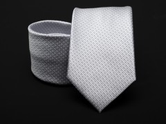 Premium Krawatte - Silber gepunktet 