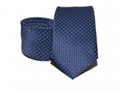 Premium Krawatte - Blau gepunktet 